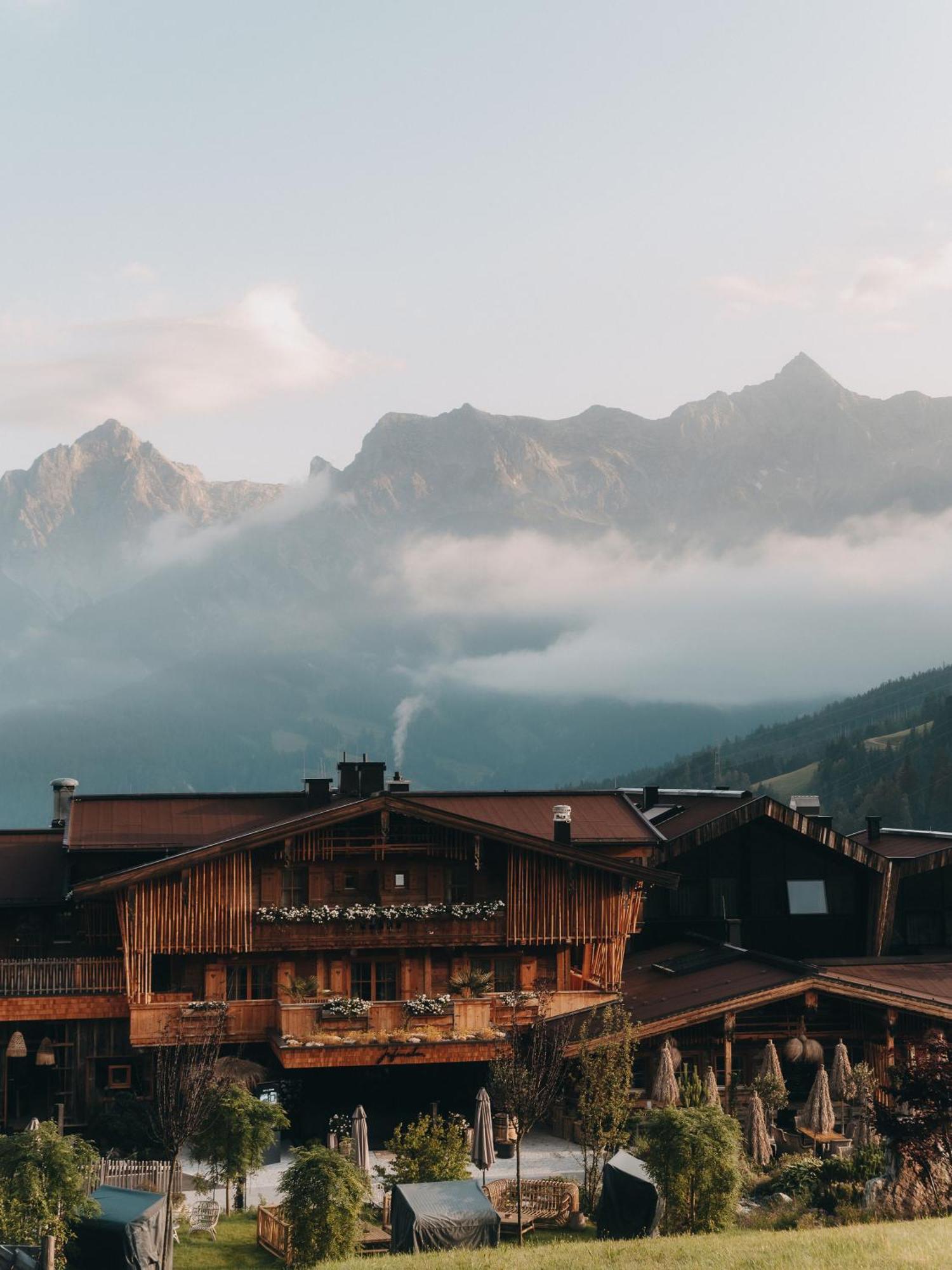 Jufenalm Boho Hotel & Restaurant Maria Alm am Steinernen Meer Exterior foto